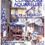 28ème édition du Concours et exposition d’aquarelles de Campan