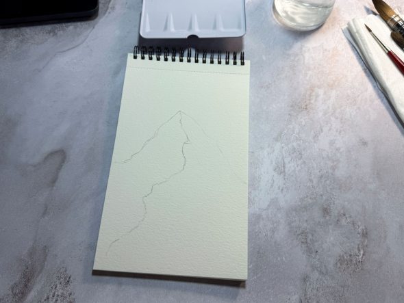 Esquisse d'une montagne