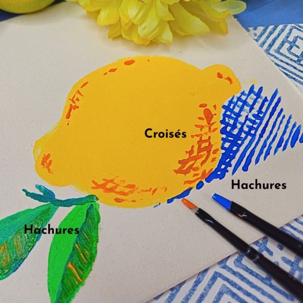 Hachures et croisés